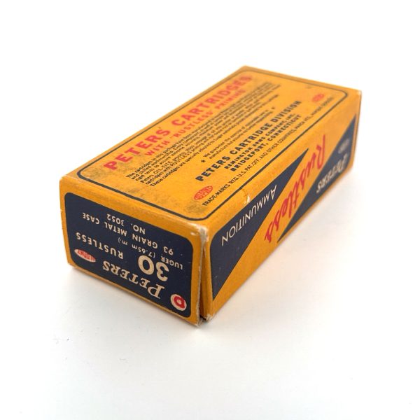 Peters, Rustless, .30 Luger (7.65), 1 Piece Box