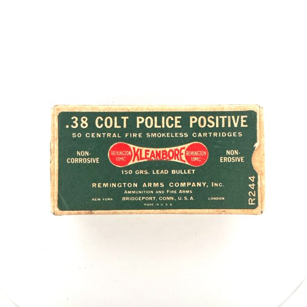 Remington, Kleanbore, .38 Colt Police Positive, 1 Piece Box
