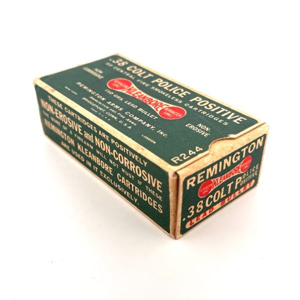 Remington, Kleanbore, .38 Colt Police Positive, 1 Piece Box