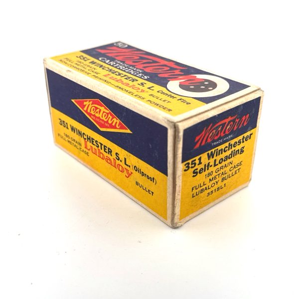 Western, Lubaloy, .351 Win SL, 1 Piece Box