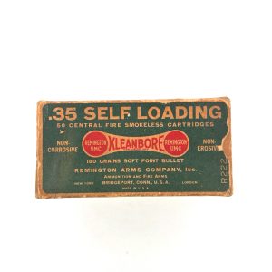 Remington, Kleanbore, .35 Self Loading, 1 Piece Box