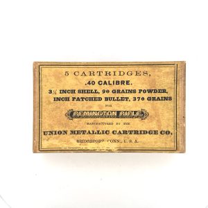 UMC, .40 Caliber, 3 1/4 inch shell, 90 Grains of Powder, 2 Piece Box