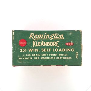 Remington, Kleanbore, .351 Win S.L., 1 Piece Box
