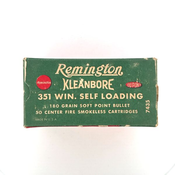 Remington, Kleanbore, .351 Win S.L., 1 Piece Box