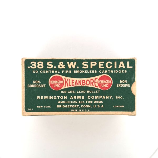 Remington, Kleanbore, .38 S&W Special, 158 Grain, 1 Piece Box
