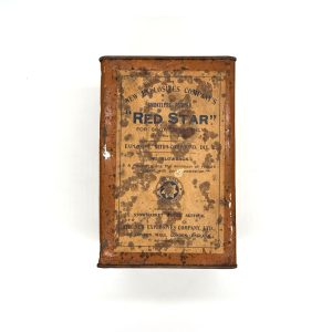 New Explosives Company, Red Star, Powder Tin, Smokeless, British (Empty)