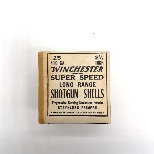 shot_20260724093727 Winchester, Super Speed, .410 Gauge, 2 Piece Box (Empty)