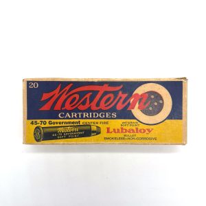 Western, Lubaloy .45-70 Gov, 1 Piece Box