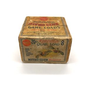 Remington, Nitro Club, Quail Load, 20 Gauge, 2 Piece Box (Empty)