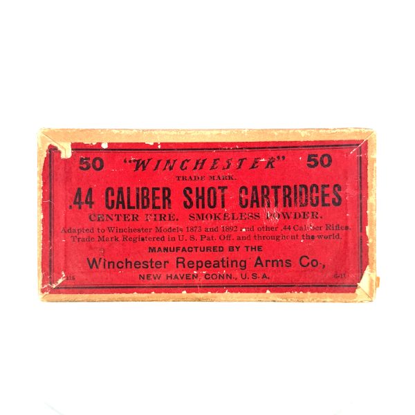 Winchester, .44 WCF (.44-40), SHOT Cartridges, 2 Piece Box