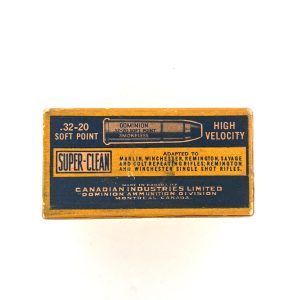 Dominion, CIL, Super-Clean .32-20, Soft Point Hi Velocity, 1 Piece Box
