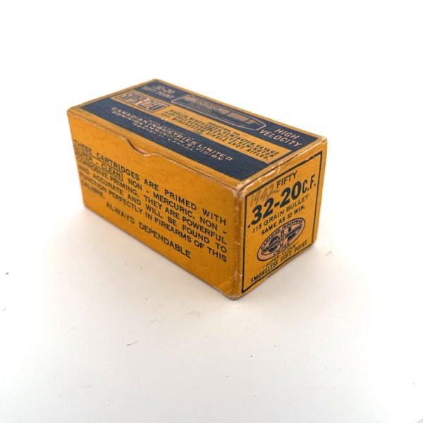 Dominion, CIL, Super-Clean .32-20, Soft Point Hi Velocity, 1 Piece Box
