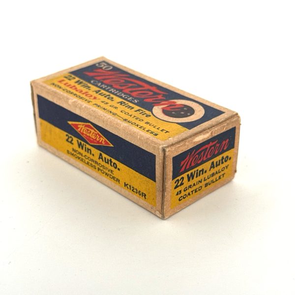 Western, Lubaloy, .22 Win Auto Rim Fire, 1 Piece Box