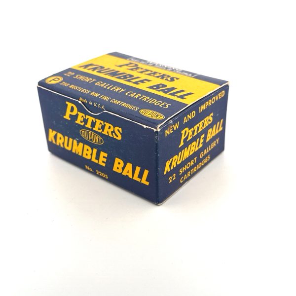 shot_20260811092134 Peters, Krumble Ball, .22 Short, 1 Piece Box
