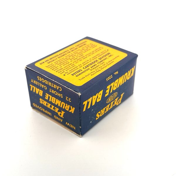 shot_20260811092141 Peters, Krumble Ball, .22 Short, 1 Piece Box
