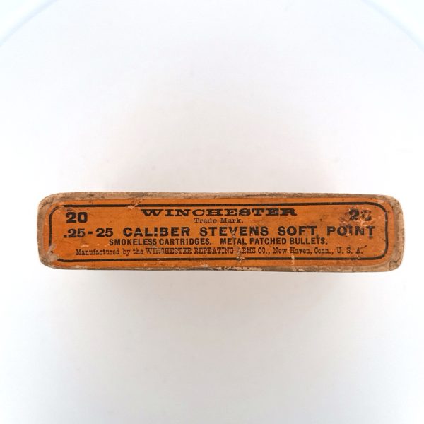 shot_20260814140908 Winchester, .25-25 Stevens Soft Point, 2 Piece Box (sealed)