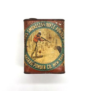 Hazard Powder Company, 1 lbs Gunpowder Tin Can (Empty)