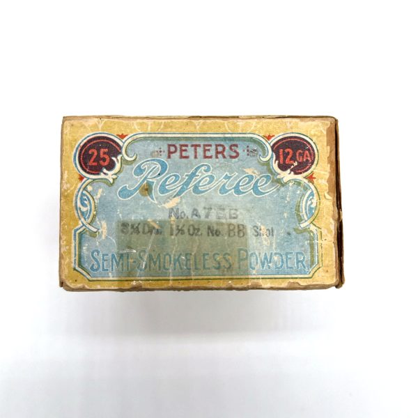 Peters, Referee, 12 Gauge, BB Shot, 2 Piece Box (Empty)