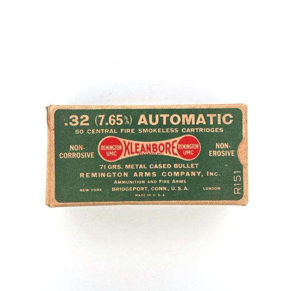 Remington, Kleanbore, .32 ACP (Automatic) 1 Piece Box