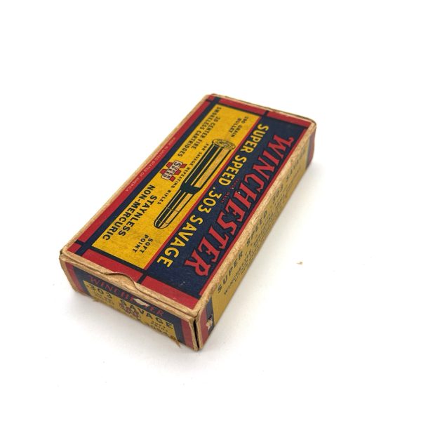 Winchester, Super Speed, .303 Savage 190 Grain Bullet, 1 Piece Box