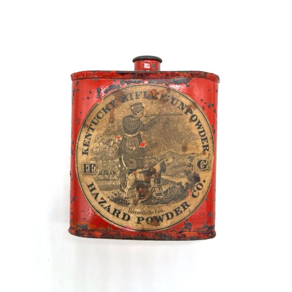 Hazard Powder Company, Kentucky Rifle GunPowder, 1/2 lbs Tin (Empty)