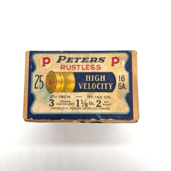 Peters, High Velocity, 16 Gauge #2ch Shot, 2 Piece Box (Empty)