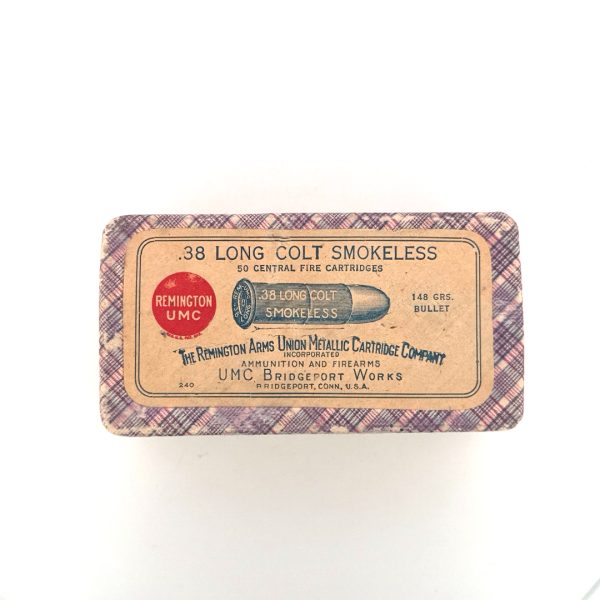 Remington, .38 Long Colt Center Fire, 2 Piece Box (Sealed)