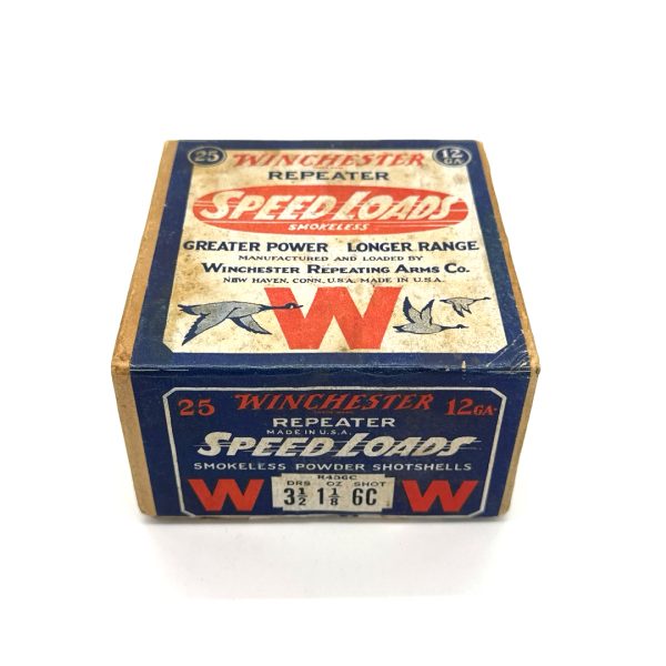 Winchester, Speed Loads, 12 Gauge 6C Shot, 2 Piece Box (Empty)