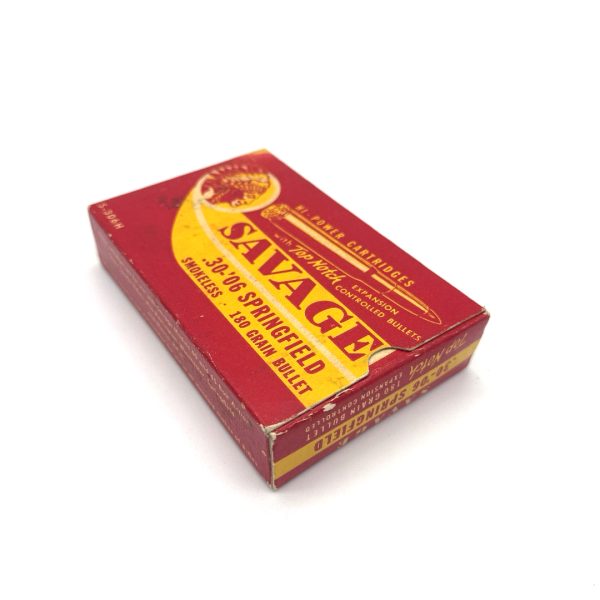 Savage, Hi-Power, .30-06 Springfield, 180 Grain Bullet, 1 Piece Box