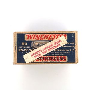 Winchester, SuperSpeed, .25-20 Winchester (WCF), 1 Piece Box