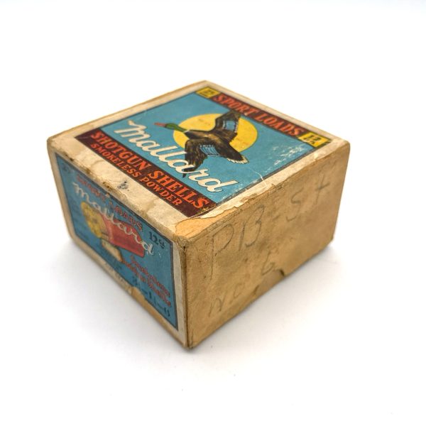 Sears, Mallard, 12 Gauge #6 Shot, 2 Piece Box (Empty)