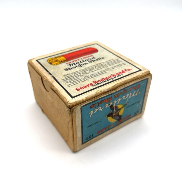 Sears, Mallard, 12 Gauge #6 Shot, 2 Piece Box (Empty)