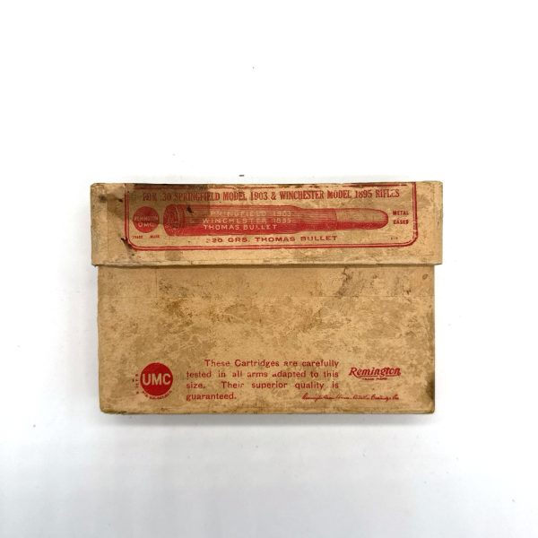 Remington, Smokeless, .30-03 (1903) Springfield .220 Grain, 2 Piece Box