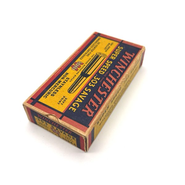 Winchester, Super Speed, .303 Savage 190 Grain Soft Point, 1 Piece Box