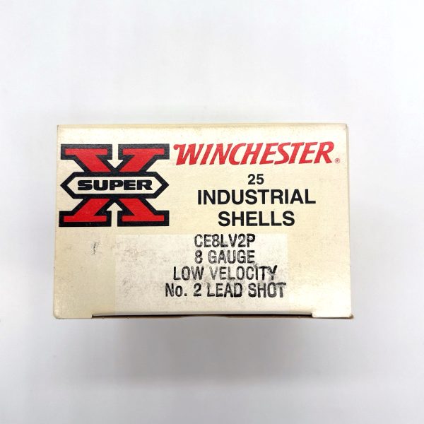 Winchester, Industrial Shells , 8 Gauge #2 Shot, 1 Piece Box
