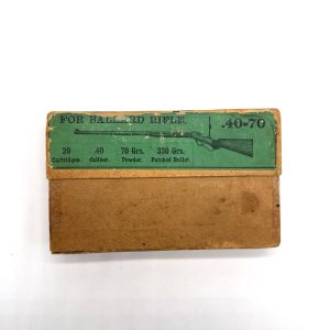 Winchester, .40-70 Ballard, 330 Grain Patched Bullet, 2 Piece Box