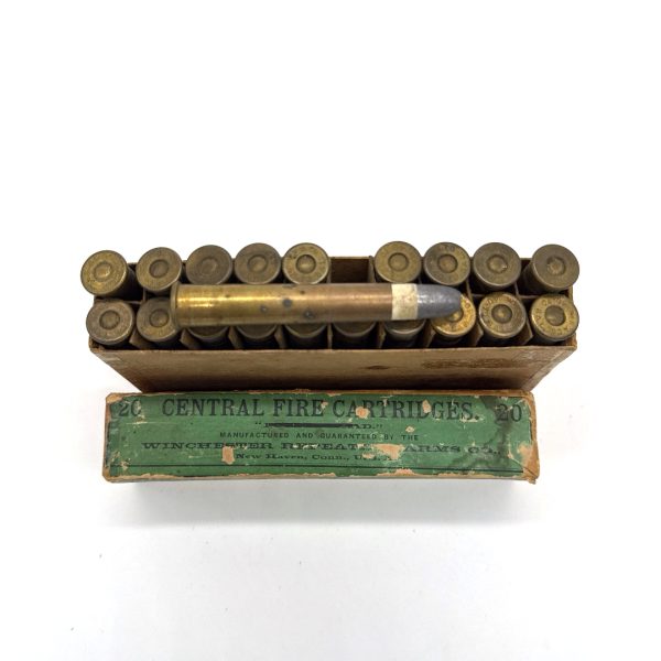 Winchester, .40-70 Ballard, 330 Grain Patched Bullet, 2 Piece Box