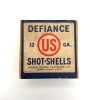 U.S. Cartridge Company, Defiance, 12 Gauge, # 7.5 CH Shot 2 Piece Box (Partial)
