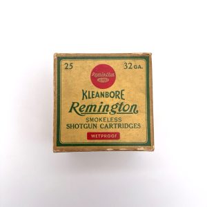 Remington, KleanBore, Rare! 32 gauge, #6ch Shot, 1 Piece Box (Partial)