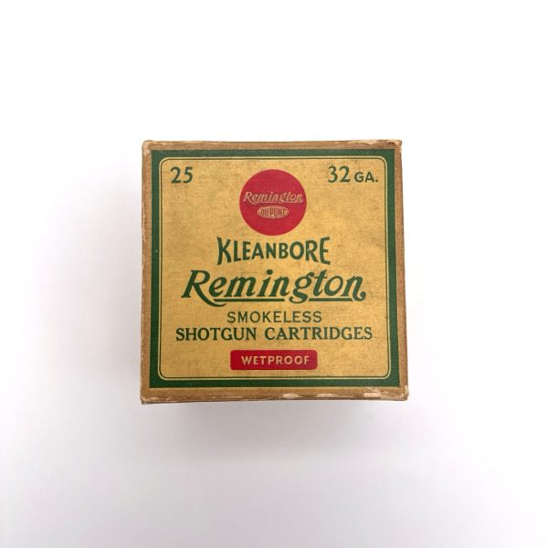 Remington, KleanBore, Rare! 32 gauge, #6ch Shot, 1 Piece Box (Partial)