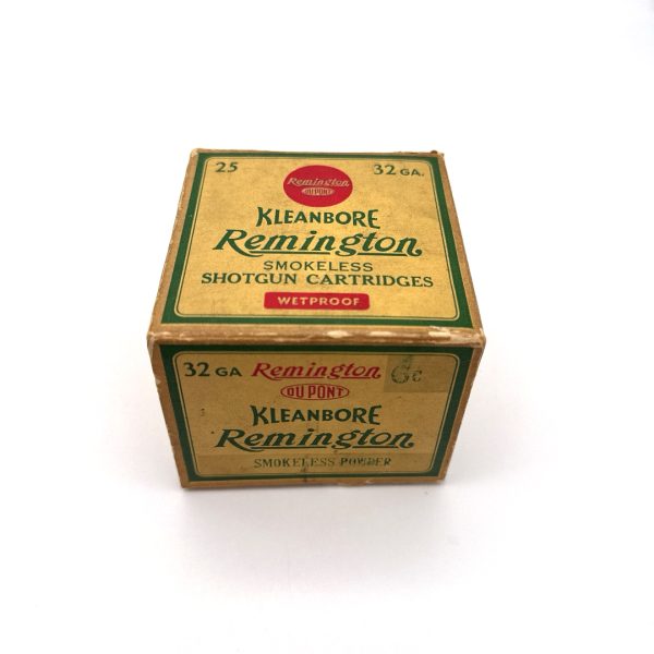 Remington, KleanBore, Rare! 32 gauge, #6ch Shot, 1 Piece Box (Partial)