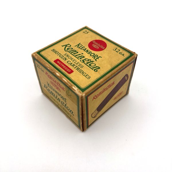 Remington, KleanBore, Rare! 32 gauge, #6ch Shot, 1 Piece Box (Partial)