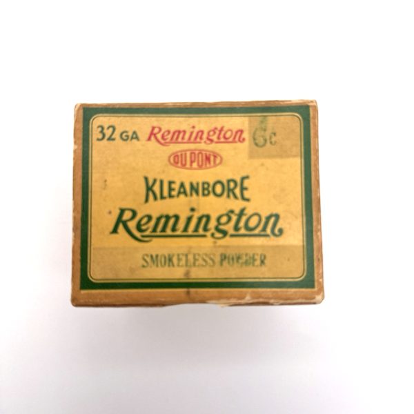 Remington, KleanBore, Rare! 32 gauge, #6ch Shot, 1 Piece Box (Partial)