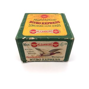 Remington, Nitro Express, 16 gauge, #6ch Shot, 2 Piece Box (Partial)