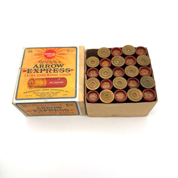 Remington, Arrow Express, 12 gauge, #5ch Shot, 2 Piece Box (Partial)