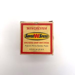 Winchester, Super Speed, .410 Gauge, 2 1/2 " #4ch Shot, 1 Piece Box (Partial)