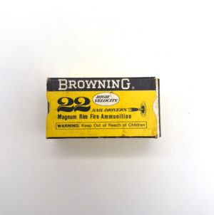 Browning, High Velocity, .22 Magnum RF, Jacketed Hollow Point, 1 Piece Box