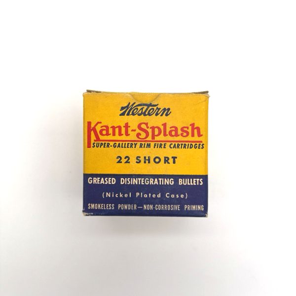 Western, Kant-Splash Super-Gallery, .22 Short, 500 ct 1 Piece Box