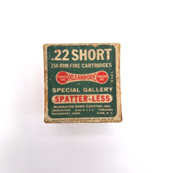 Remington, Spatter-Less, .22 Short Special Gallery, 250 ct  2 Piece Box (Partial)