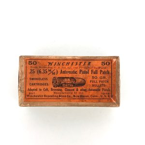 shot_20260922131906 Winchester, .25 ACP Full Patch (FMJ), 2 Piece Box